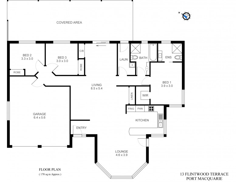 13 Flintwood Terrace, Port Macquarie NSW 2444 Floorplan