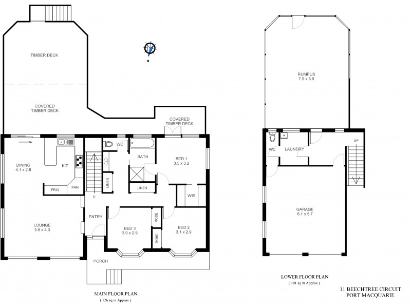 11 Beechtree Circuit, Port Macquarie NSW 2444 Floorplan