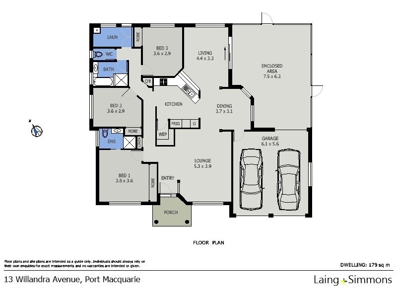 13 Willandra Avenue, Port Macquarie NSW 2444 Floorplan