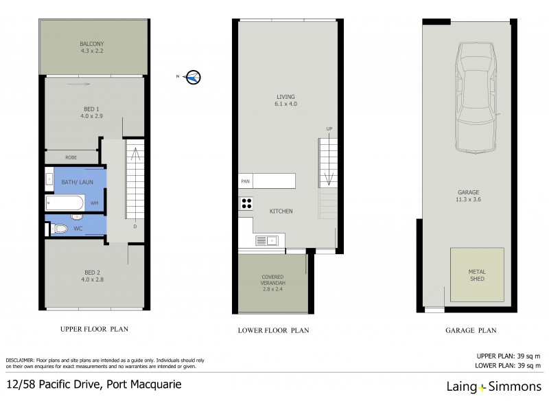 12/58 Pacific Drive, Port Macquarie NSW 2444 Floorplan