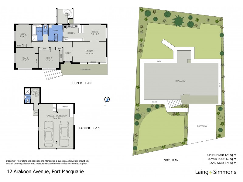 12 Arakoon Avenue, Port Macquarie NSW 2444 Floorplan