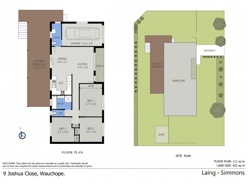 9 Joshua Close, Wauchope NSW 2446 Floorplan