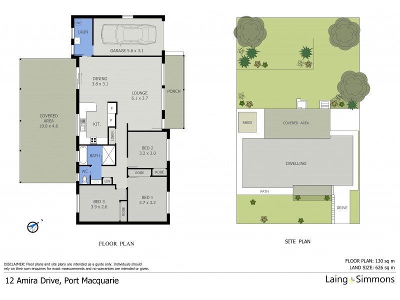 12 Amira Drive, Port Macquarie NSW 2444 Floorplan