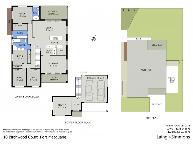 10 Birchwood Court, Port Macquarie NSW 2444 Floorplan