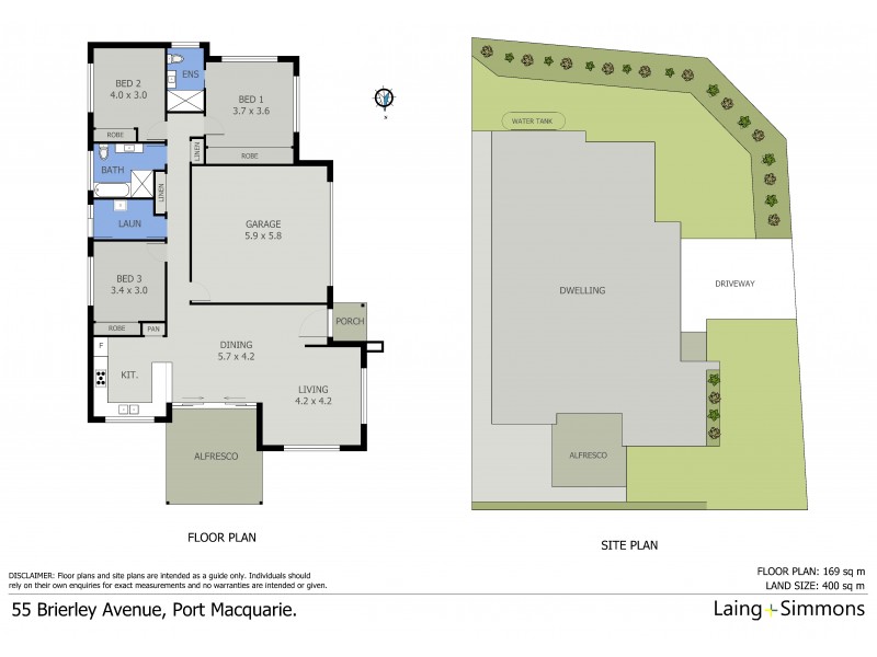 55 Brierley Avenue, Port Macquarie NSW 2444 Floorplan