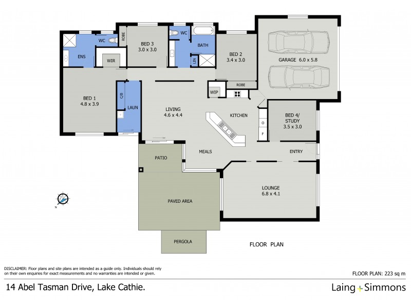 14 Abel Tasman Drive, Lake Cathie NSW 2445 Floorplan