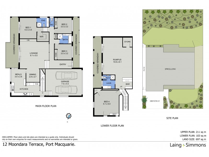 12 Moondara Terrace, Port Macquarie NSW 2444 Floorplan