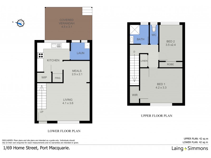 1/69 Home Street, Port Macquarie NSW 2444 Floorplan