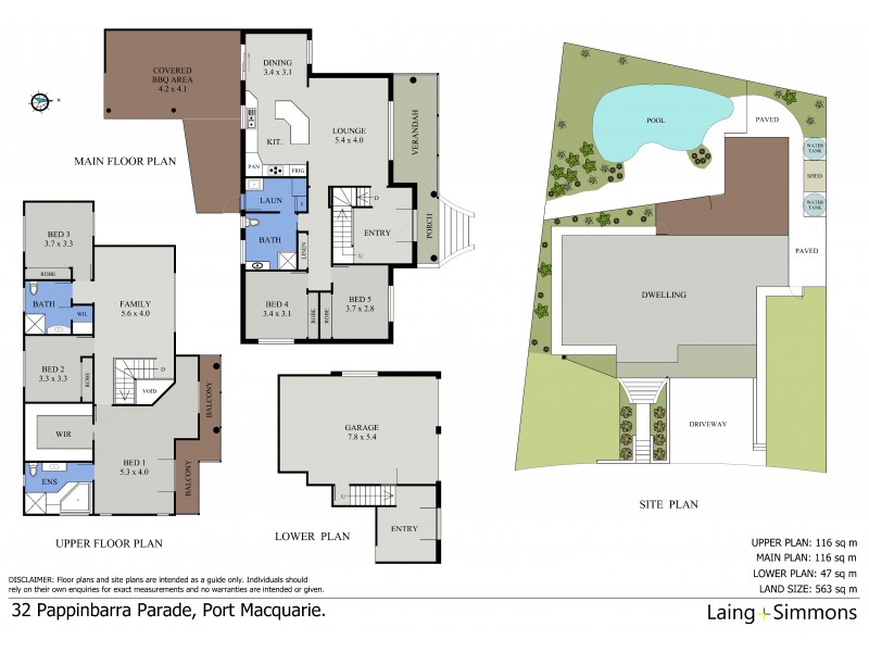32 Pappinbarra Parade, Port Macquarie NSW 2444 Floorplan