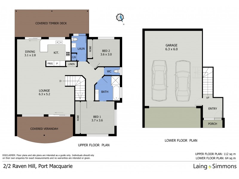 2/2 Raven Hill, Port Macquarie NSW 2444 Floorplan