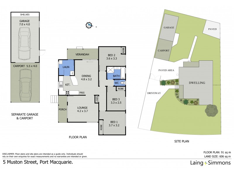 5 Muston Street, Port Macquarie NSW 2444 Floorplan