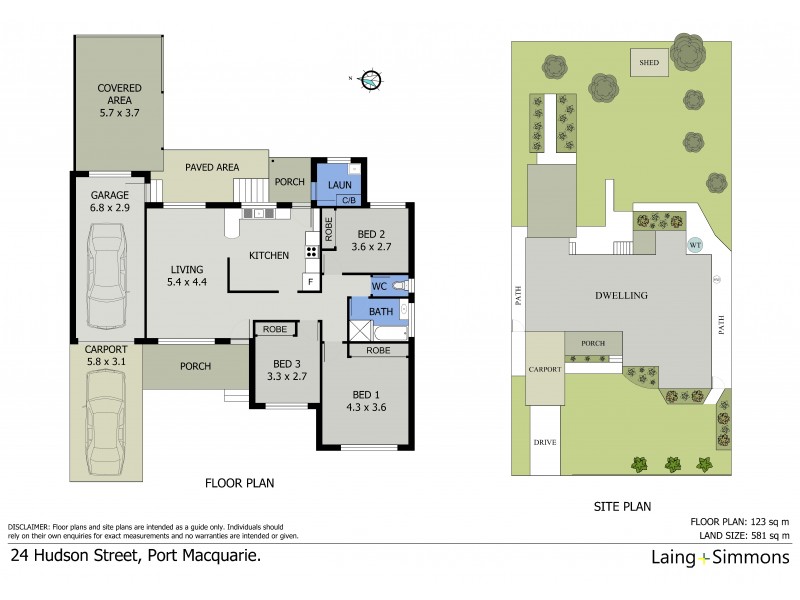 24 Hudson Avenue, Port Macquarie NSW 2444 Floorplan