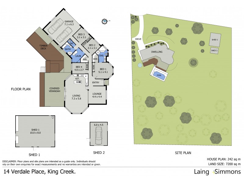 14 Verdale Place, King Creek NSW 2446 Floorplan