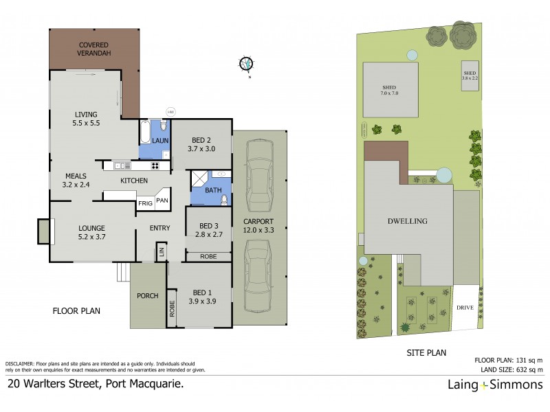 20 Warlters Street, Port Macquarie NSW 2444 Floorplan