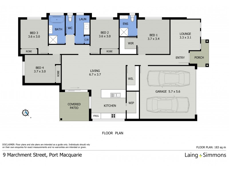 9 Marchment Street, Port Macquarie NSW 2444 Floorplan