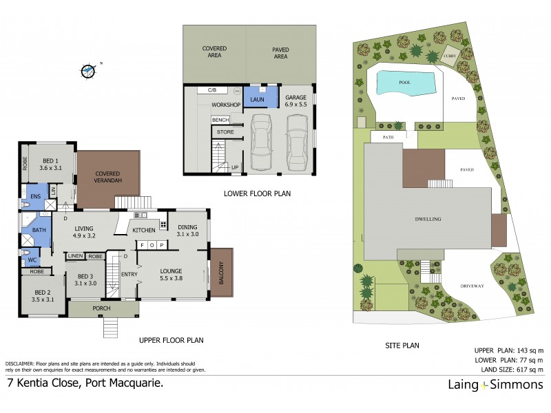 7 Kentia Close, Port Macquarie NSW 2444 Floorplan
