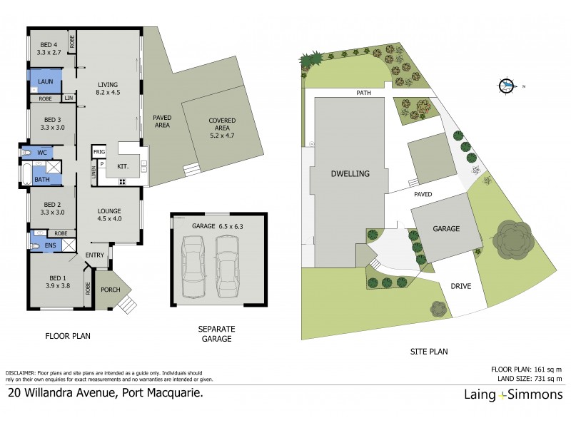 20 Willandra Avenue, Port Macquarie NSW 2444 Floorplan