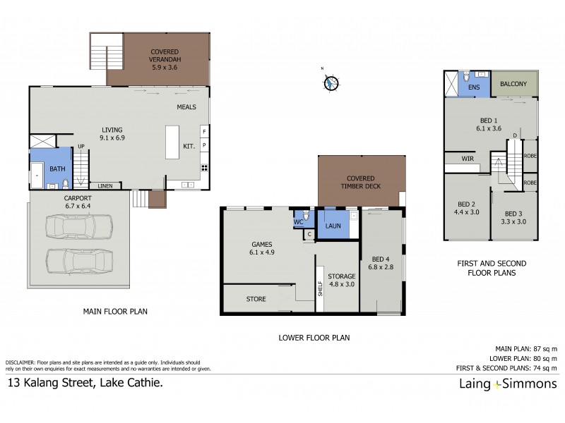 13 Kalang Street, Lake Cathie NSW 2445 Floorplan
