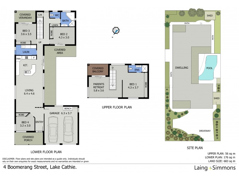 4 Boomerang Street, Lake Cathie NSW 2445 Floorplan