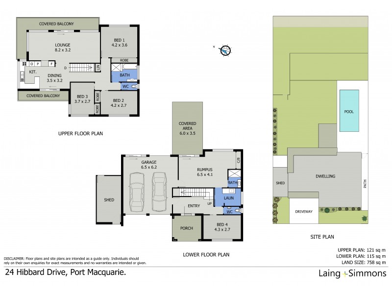 24 Hibbard Drive, Port Macquarie NSW 2444 Floorplan