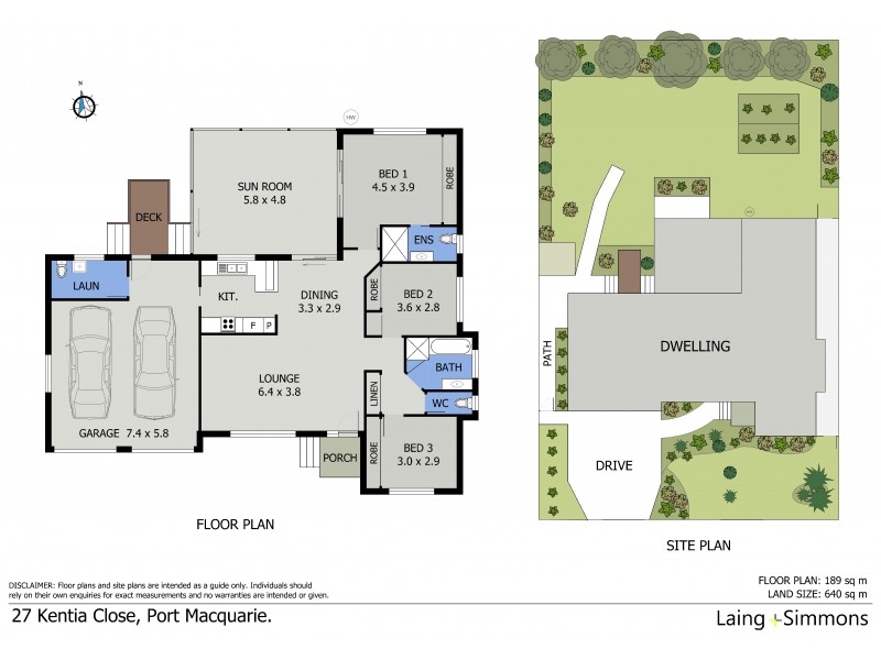 27 Kentia Close, Port Macquarie NSW 2444 Floorplan