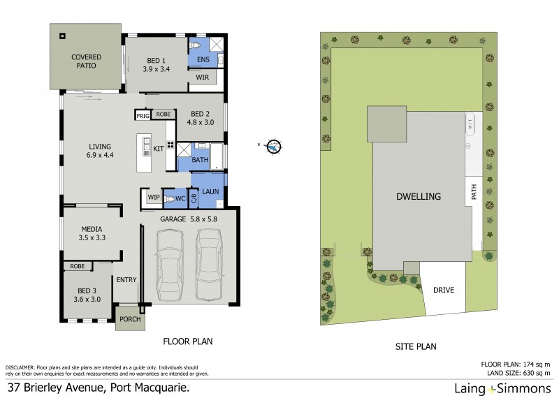 37 Brierley Avenue, Port Macquarie NSW 2444 Floorplan