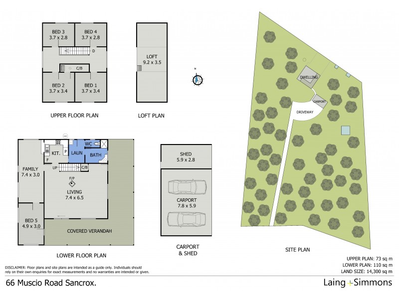 66 Muscio Road, Sancrox NSW 2446 Floorplan