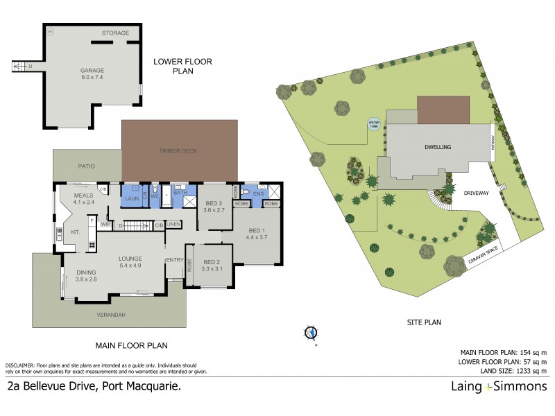 2A Bellevue Drive, Port Macquarie NSW 2444 Floorplan