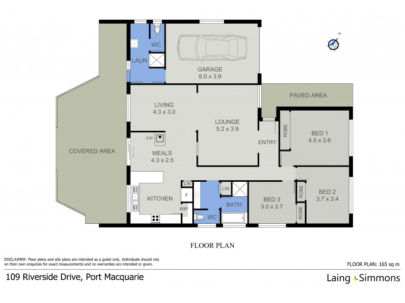 109 Riverside Drive, Port Macquarie NSW 2444 Floorplan