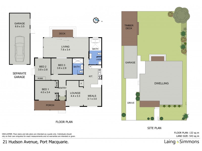 21 Hudson Avenue, Port Macquarie NSW 2444 Floorplan