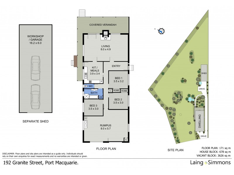 192 Granite Street, Port Macquarie NSW 2444 Floorplan