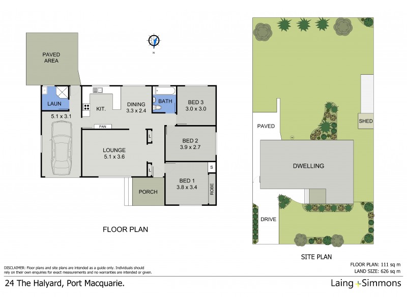24 The Halyard, Port Macquarie NSW 2444 Floorplan