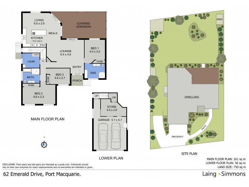 62 Emerald Drive, Port Macquarie NSW 2444 Floorplan