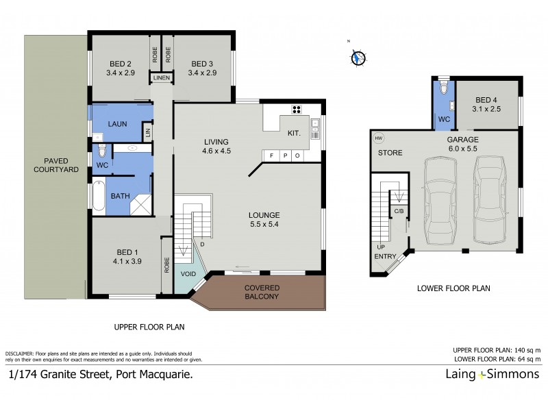 1/174 Granite Street, Port Macquarie NSW 2444 Floorplan
