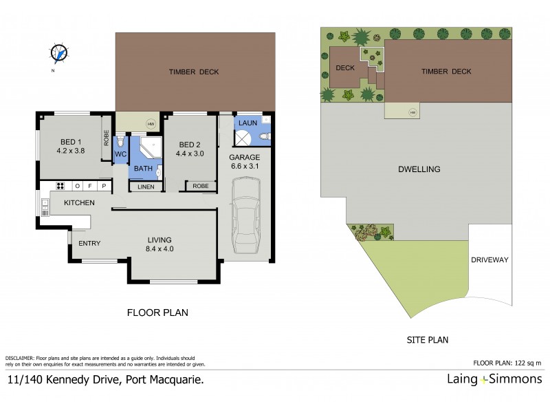 11/140 Kennedy Drive, Port Macquarie NSW 2444 Floorplan