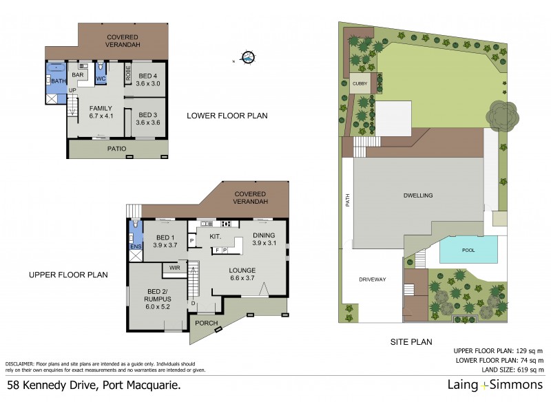 58 Kennedy Drive, Port Macquarie NSW 2444 Floorplan