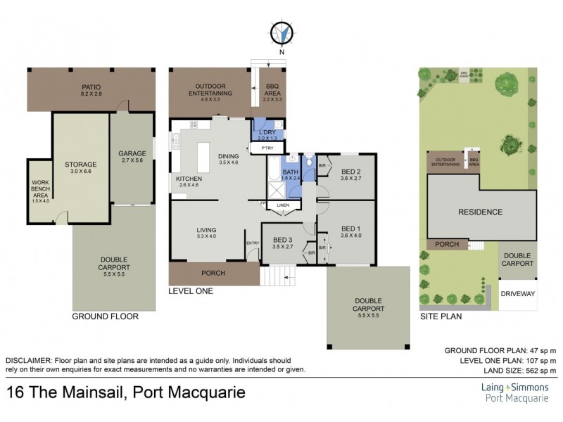 16 The Mainsail, Port Macquarie NSW 2444 Floorplan