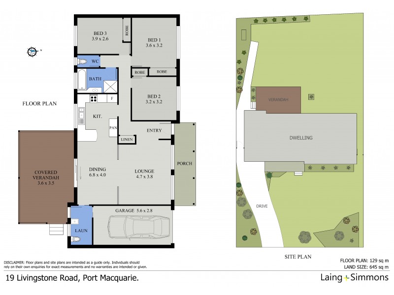 19 Livingstone Road, Port Macquarie NSW 2444 Floorplan