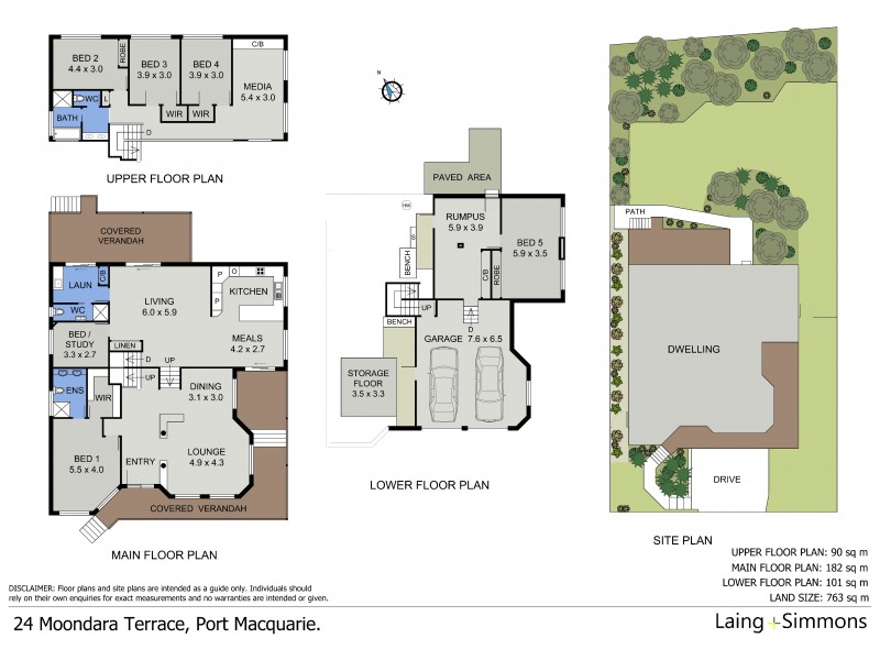 24 Moondara Terrace, Port Macquarie NSW 2444 Floorplan