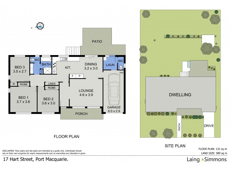 17 Hart Street, Port Macquarie NSW 2444 Floorplan