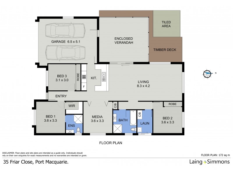 35 Friar Close, Port Macquarie NSW 2444 Floorplan