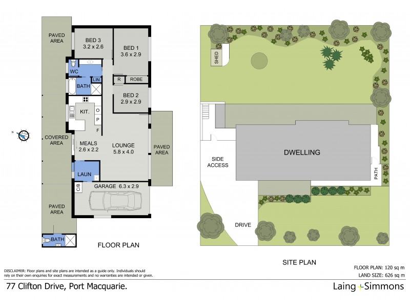 77 Clifton Drive, Port Macquarie NSW 2444 Floorplan