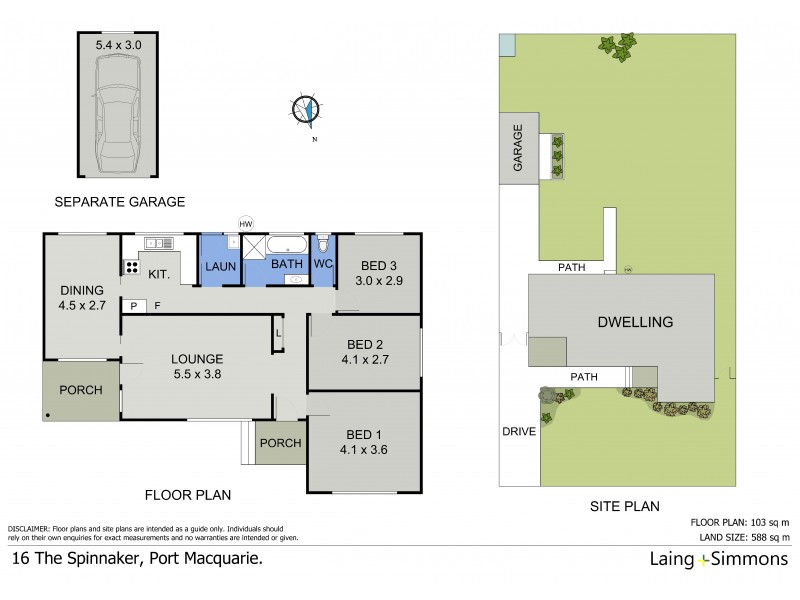 16 The Spinnaker, Port Macquarie NSW 2444 Floorplan