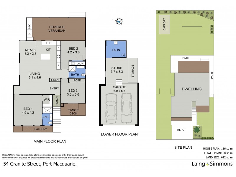 54 Granite Street, Port Macquarie NSW 2444 Floorplan
