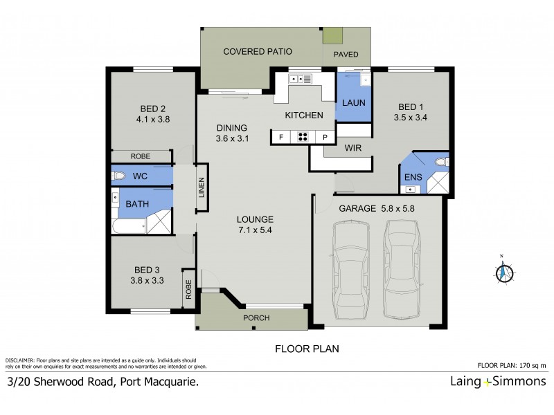 3/20 Sherwood Road, Port Macquarie NSW 2444 Floorplan