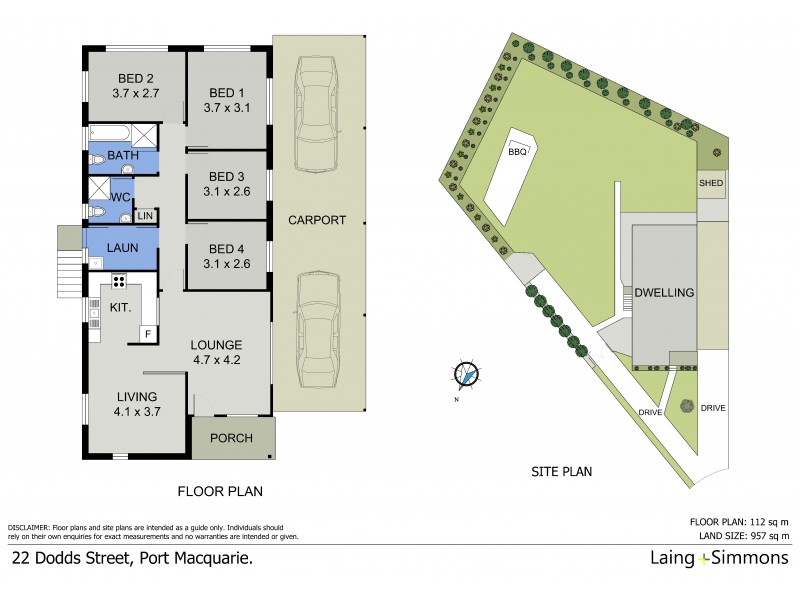 22 Dodds Street, Port Macquarie NSW 2444 Floorplan