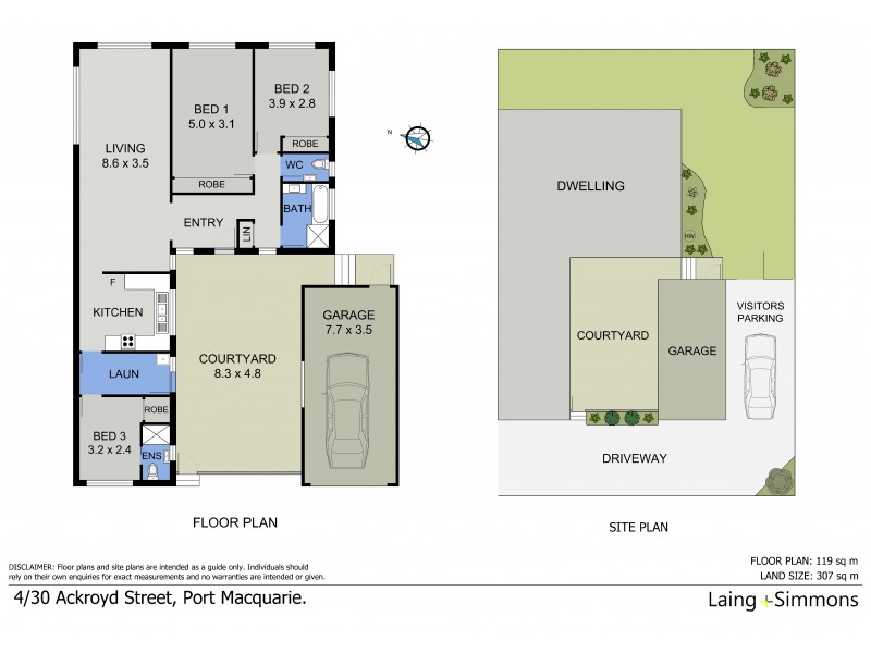 4/30 Ackroyd Street, Port Macquarie NSW 2444 Floorplan