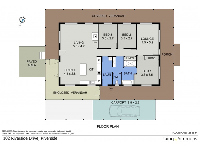 102 Riverside Drive, Port Macquarie NSW 2444 Floorplan