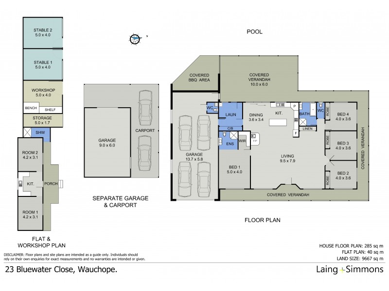 23 Bluewater Close, Wauchope NSW 2446 Floorplan
