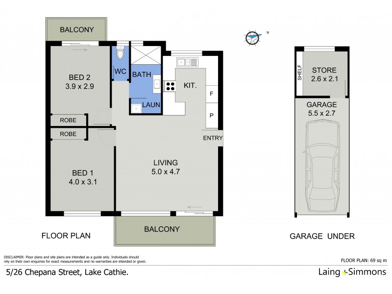 5/26 Chepana Street, Lake Cathie NSW 2445 Floorplan